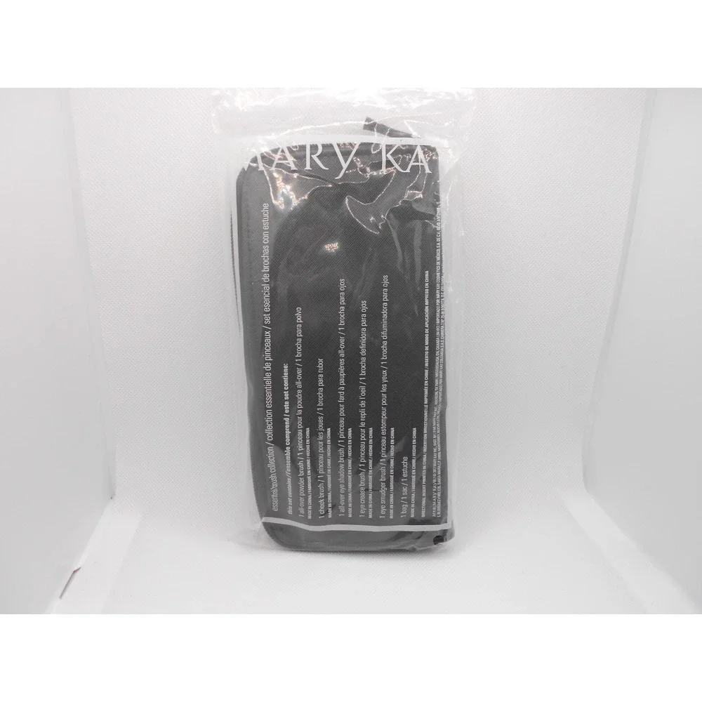 Mary Kay 5 Piece Makeup Brush Set with Zipper Case Sealed‎ 2017